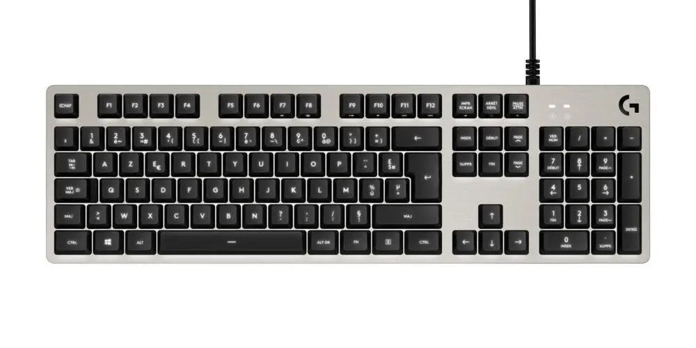 Logitech G413 Mechanical Gaming Keyboard Argent AZERTY FRENCH 5099206071728 Logitech