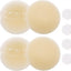 Lingerie & Accessoires Mode Lumcov — 2 Paires Cache-Tétons Adhésifs Réutilisables en Silicone | Invisible | Auto-adhésif | 8 cm Lumcov