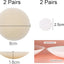 Lingerie & Accessoires Mode Lumcov — 2 Paires Cache-Tétons Adhésifs Réutilisables en Silicone | Invisible | Auto-adhésif | 8 cm Lumcov