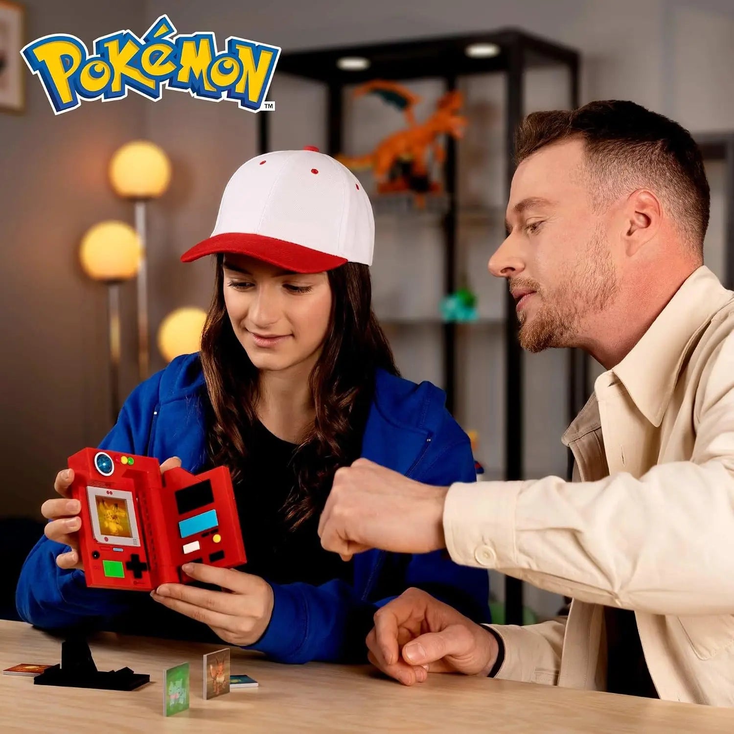 Jouets de construction MEGA Pokémon – Pokédex Région de Kanto à Construire – 322 Pièces – Éléments Lumineux – HYM37 MEGA