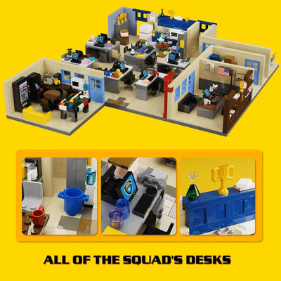 jouet MOC Sitcom - Ensemble de briques représentant la série The Office 21336 lego