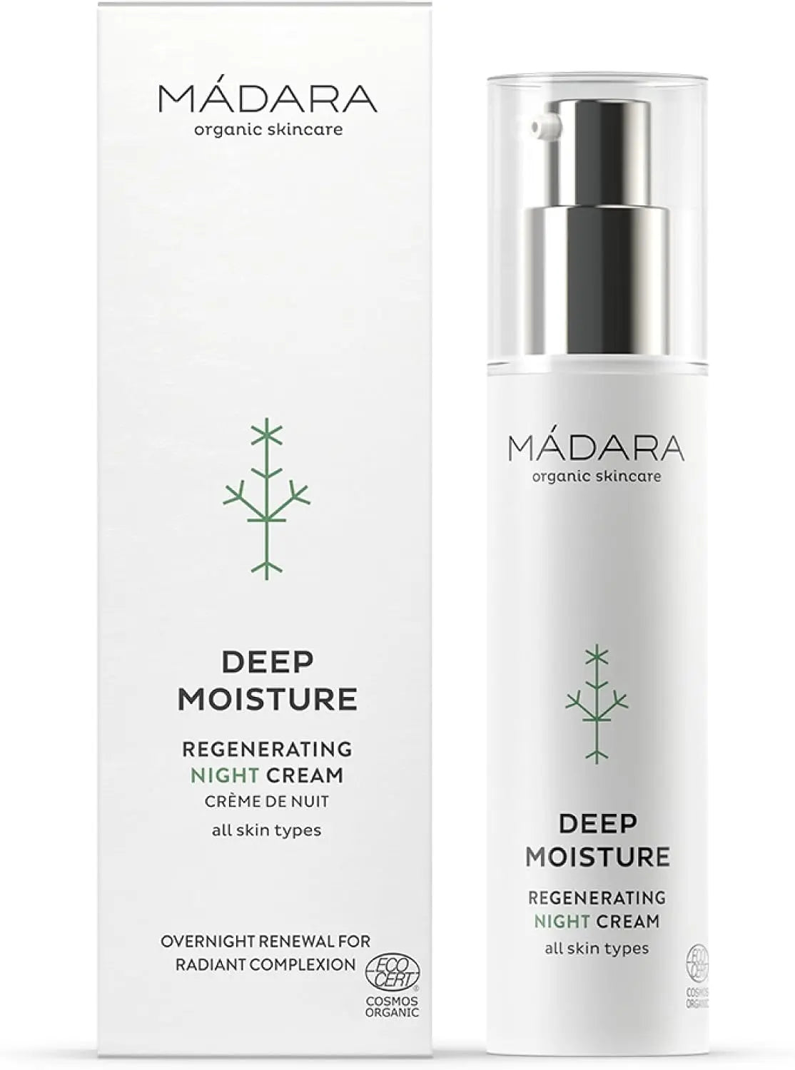 Crème de nuit Madara Deep Moisture – Crème de nuit régénérante 50 ml Madara