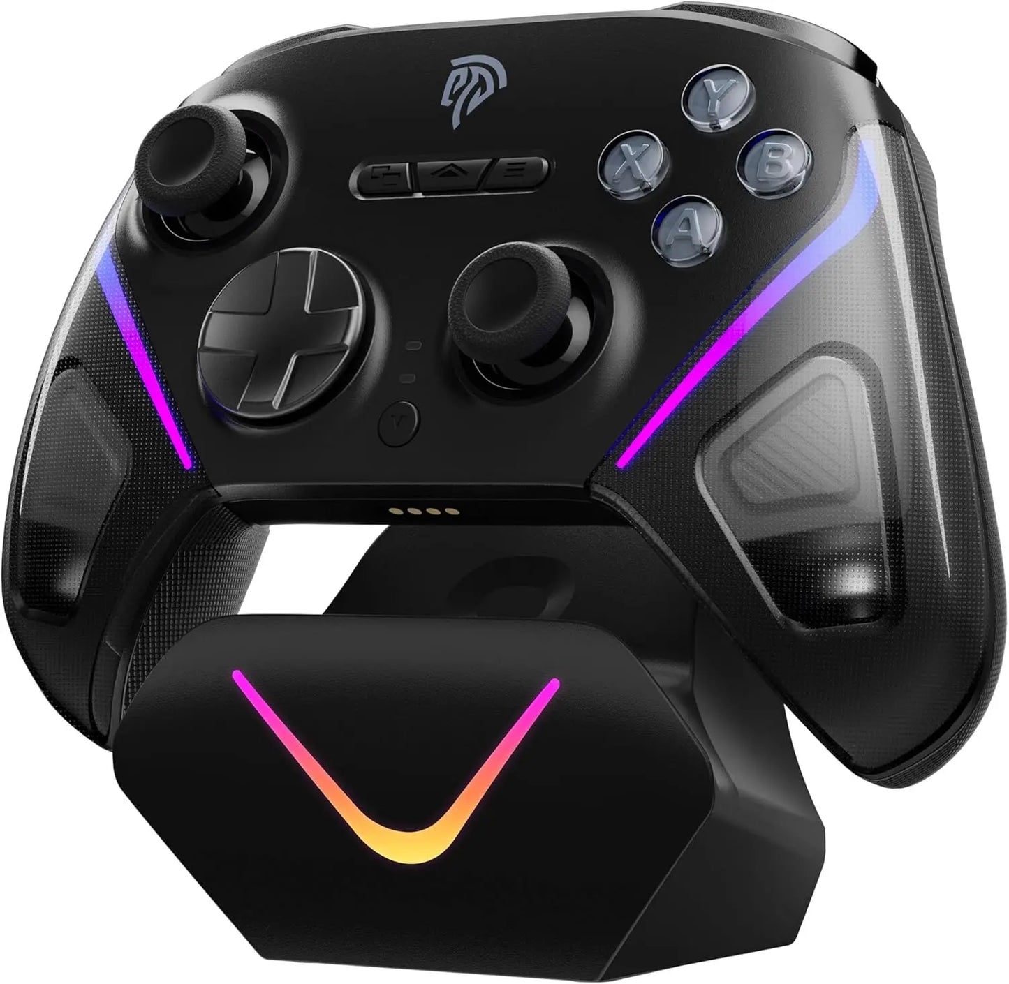 Accessoires gaming 🎮 Manette EasySMX D10 RGB Sans Fil - Station de Charge Incluse | Switch 2/PC/Android/iOS - Joystick TMR Pro EasySMX