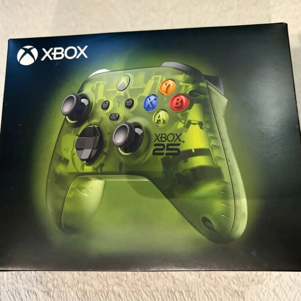 Manettes de jeu Manette sans fil Xbox X25 Édition Spéciale – Vert OG translucide (PC / Xbox Series X|S) Microsoft