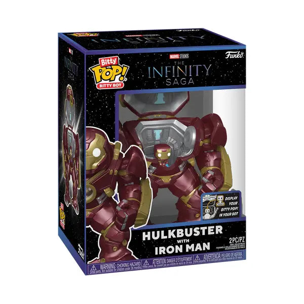 figurine pop Marvel : Infinity Saga - Bitty Pop! Bot - Hulkbuster with Iron Man 889698836456 POP