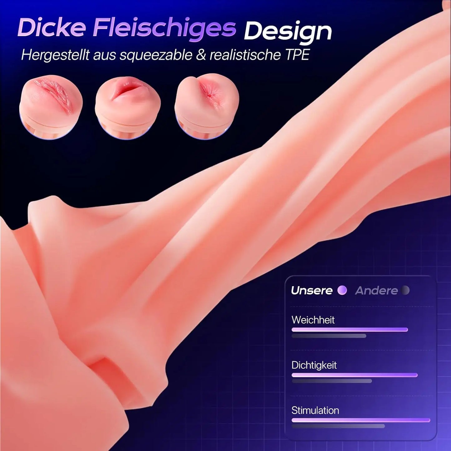 Masturbateur Automatique Homme – 3 Inserts + 9 Vibrations + 9 Succion + App Connectée TEKIN.STORE votre plateforme généraliste