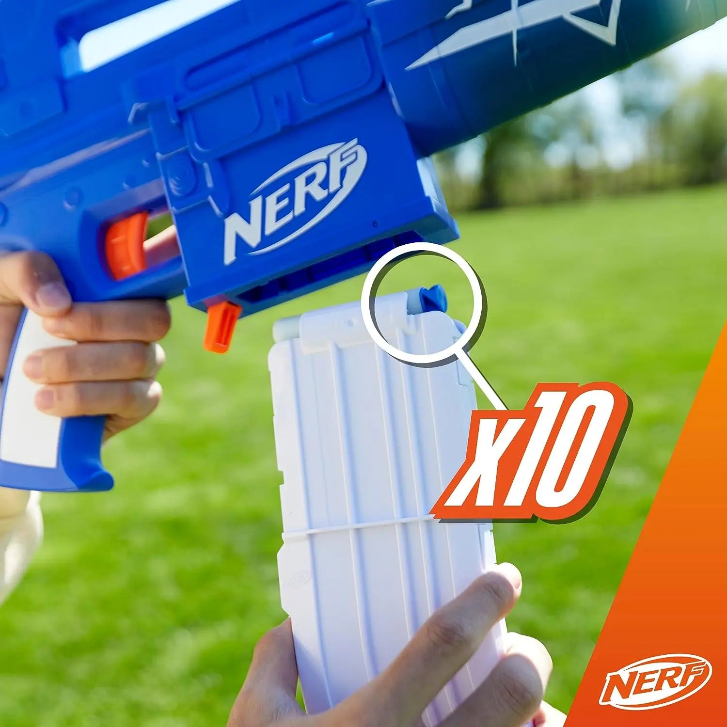 Pistolet nerf Nerf Fortnite Blaster à fléchettes Blue Shock NERF