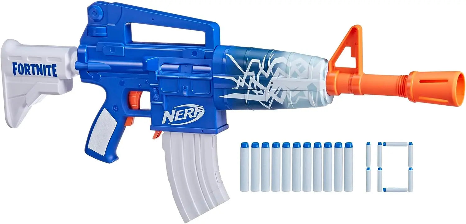 Pistolet nerf Nerf Fortnite Blaster à fléchettes Blue Shock NERF