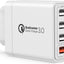 Chargeurs de batteries YEONPHOM Chargeur Mural Rapide USB 3.0 30W/6A 4 Ports, Adaptateur Prise Secteur Multiple Universel pour iPhone 12/11/XR/XS/X,Samsung Galaxy S21/S20/S10/S9/Note,Xiaomi amazon