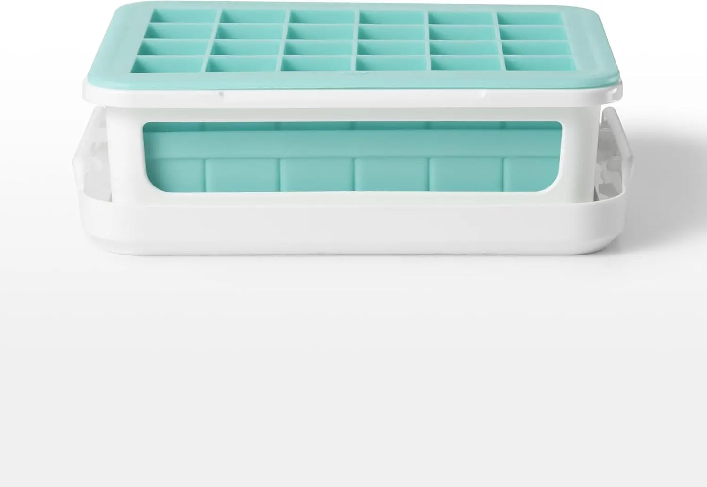 Cuisine & Art de la Table OXO Good Grips — Bac à Glaçons Silicone avec Couvercle | 48 Petits Glaçons | Empilable OXO