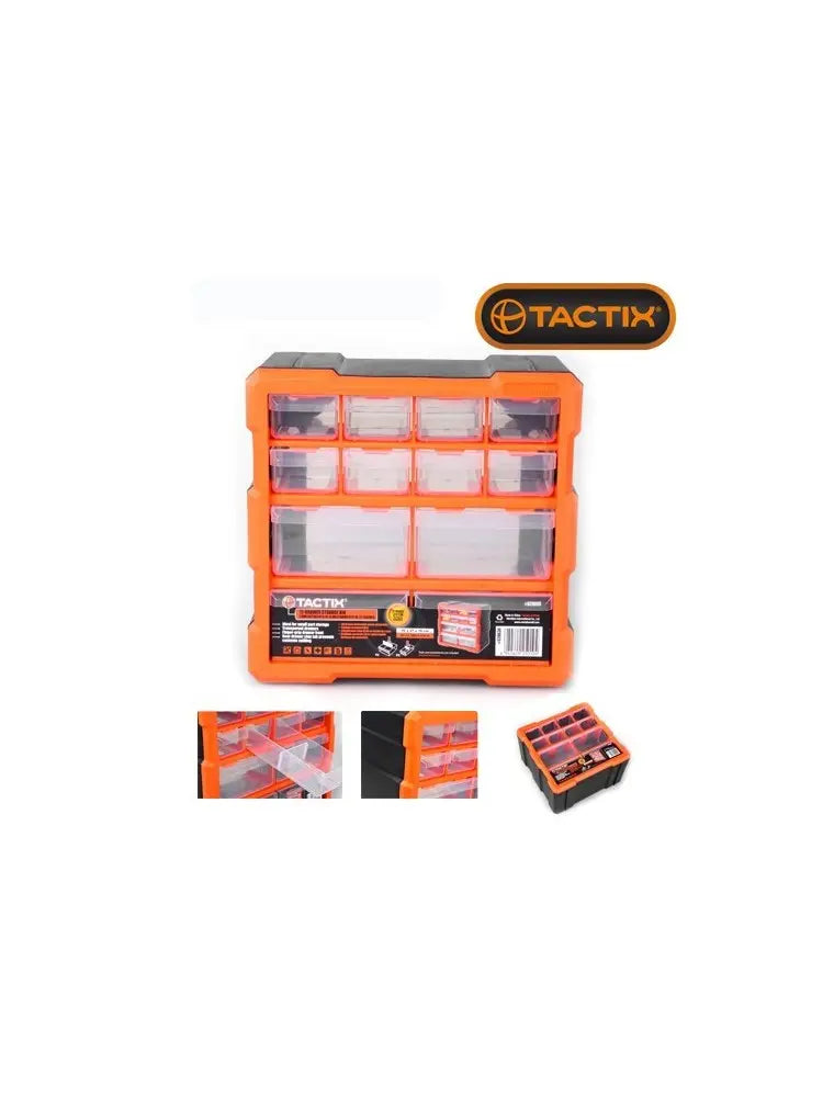 Organiseur tactix 12 tiroirs tactix