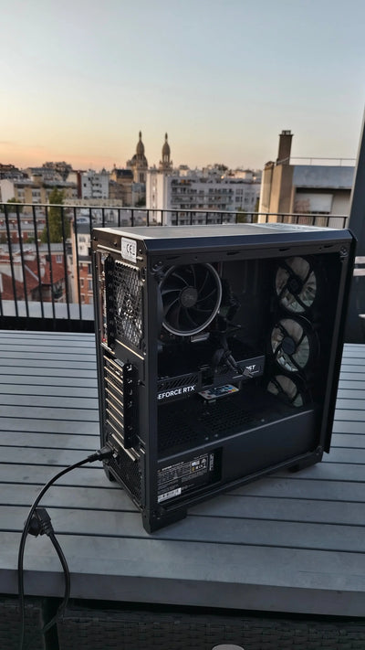 Ordinateur de bureau PC Bureau AMD Ryzen 5 3600 / RTX 5060 Ti 8GB / 16GB RAM - Config 912 TEKIN