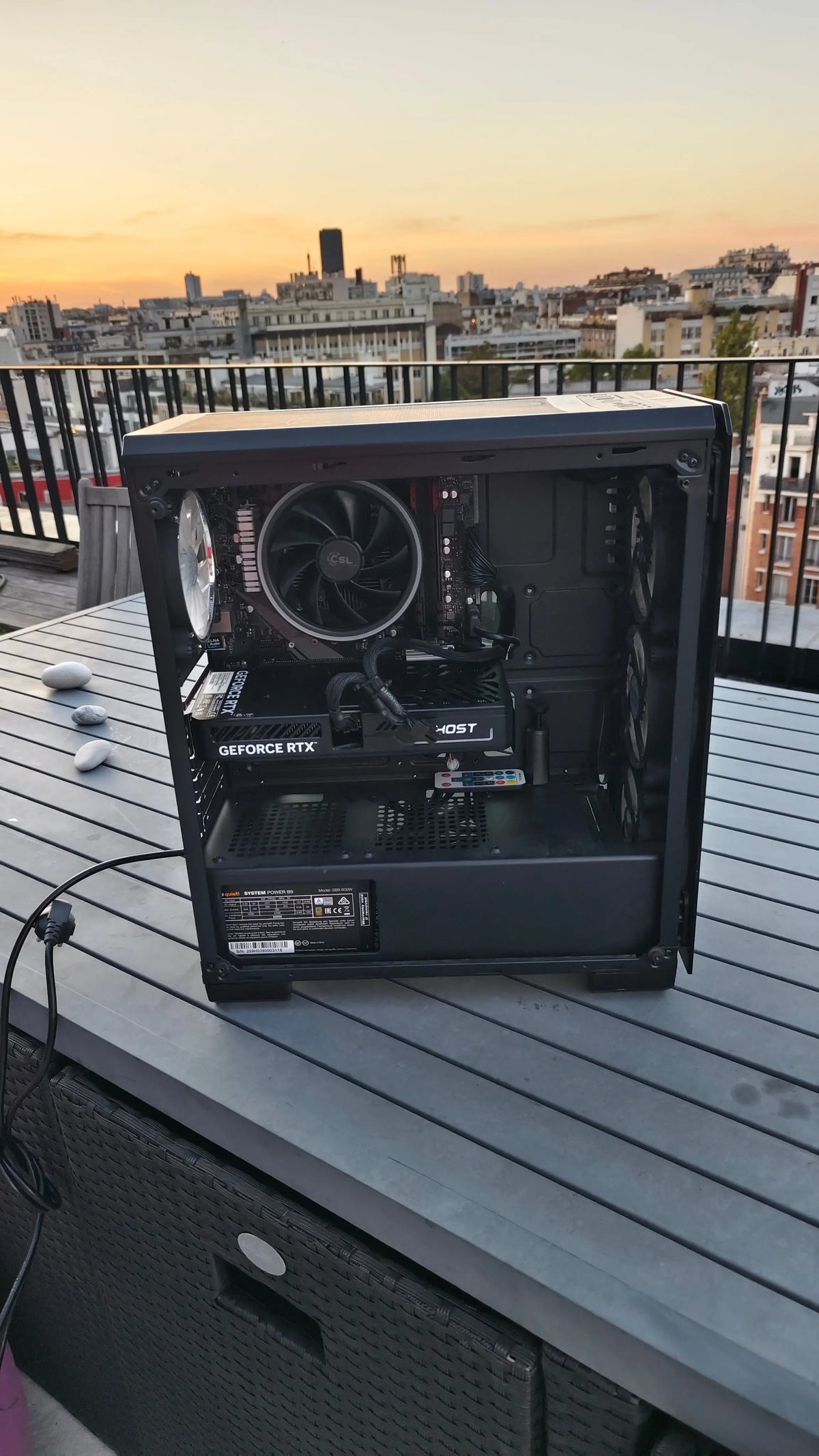 Ordinateur de bureau PC Bureau AMD Ryzen 5 3600 / RTX 5060 Ti 8GB / 16GB RAM - Config 912 TEKIN