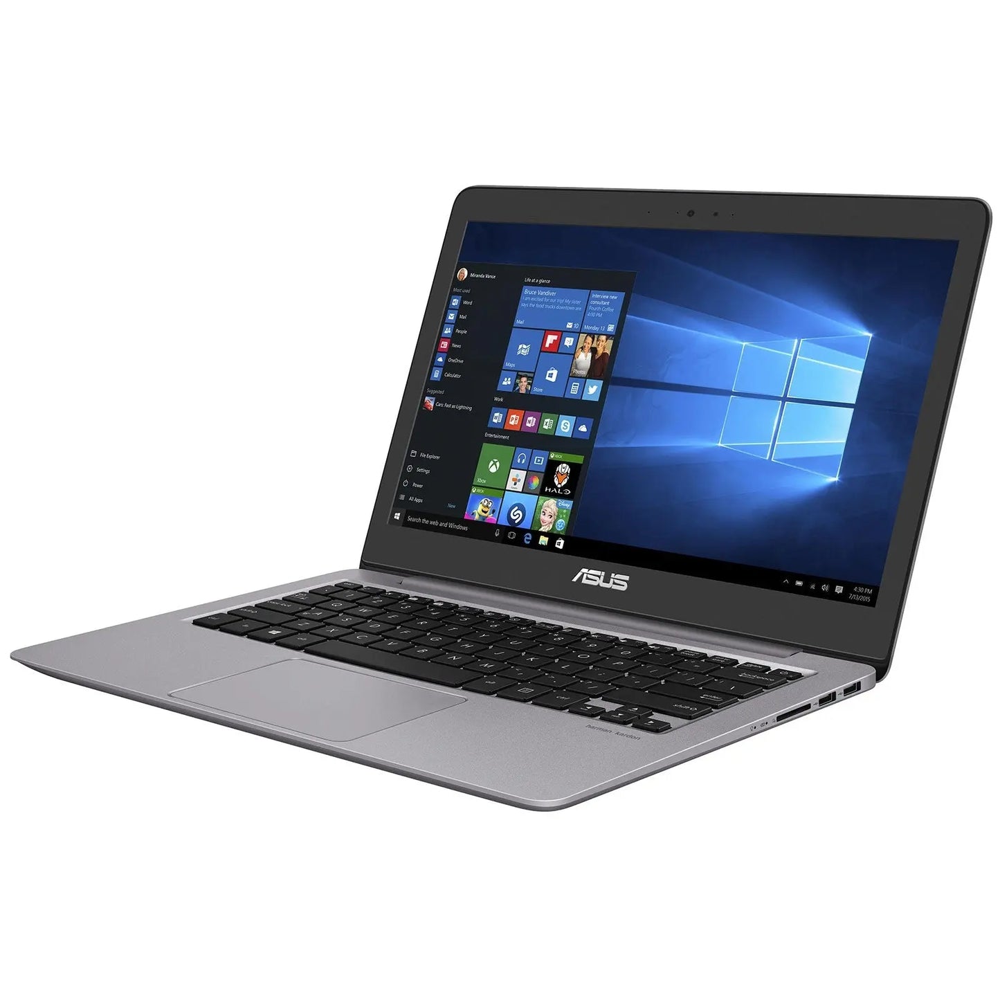 PC Portable - ASUS Zenbook UX310UA-GL440T Gris - Intel Core i5-7200U 4 Go SSD 256 Go 13.3" LED Full HD 4712900722161 ASUS