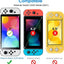 PHONILLICO Verre Trempé pour Nintendo Switch OLED [Pack de 2] Film Protection Resistant Vitre Protecteur Anti Rayure NOVAGO