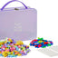 Jeux PLUS PLUS- Valisette métal 600 pièces Pastel et néon pièces-PP7003, PP7003, Classic (à partir de 3 Ans) PLUS PLUS