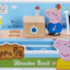 jouet Peppa Pig, Bateau en bois avec 1 personnage, Figurine Papy Pig en bois inclus, Jouet en bois, Peppa Pig