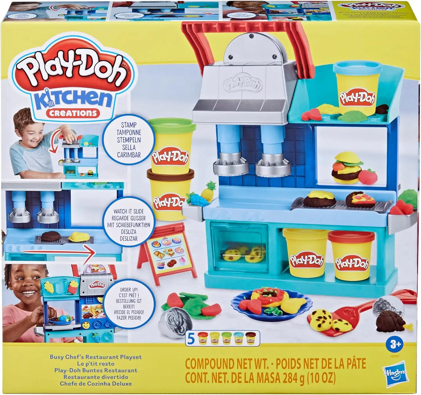 jouet pour enfant Play-Doh Kitchen Creations, Le resto des Petits cuistots Play doh