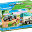 jouet pour enfant Playmobil 70511 Voiture et van pour poney Mattel
