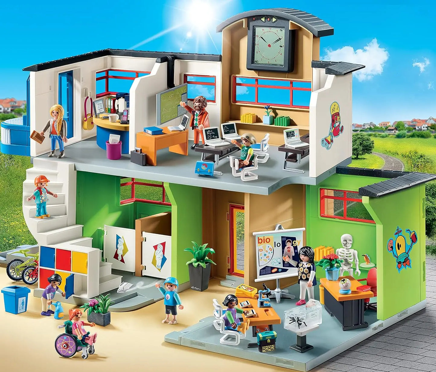 playmobil Playmobil 9453 Ecole aménagée playmobil