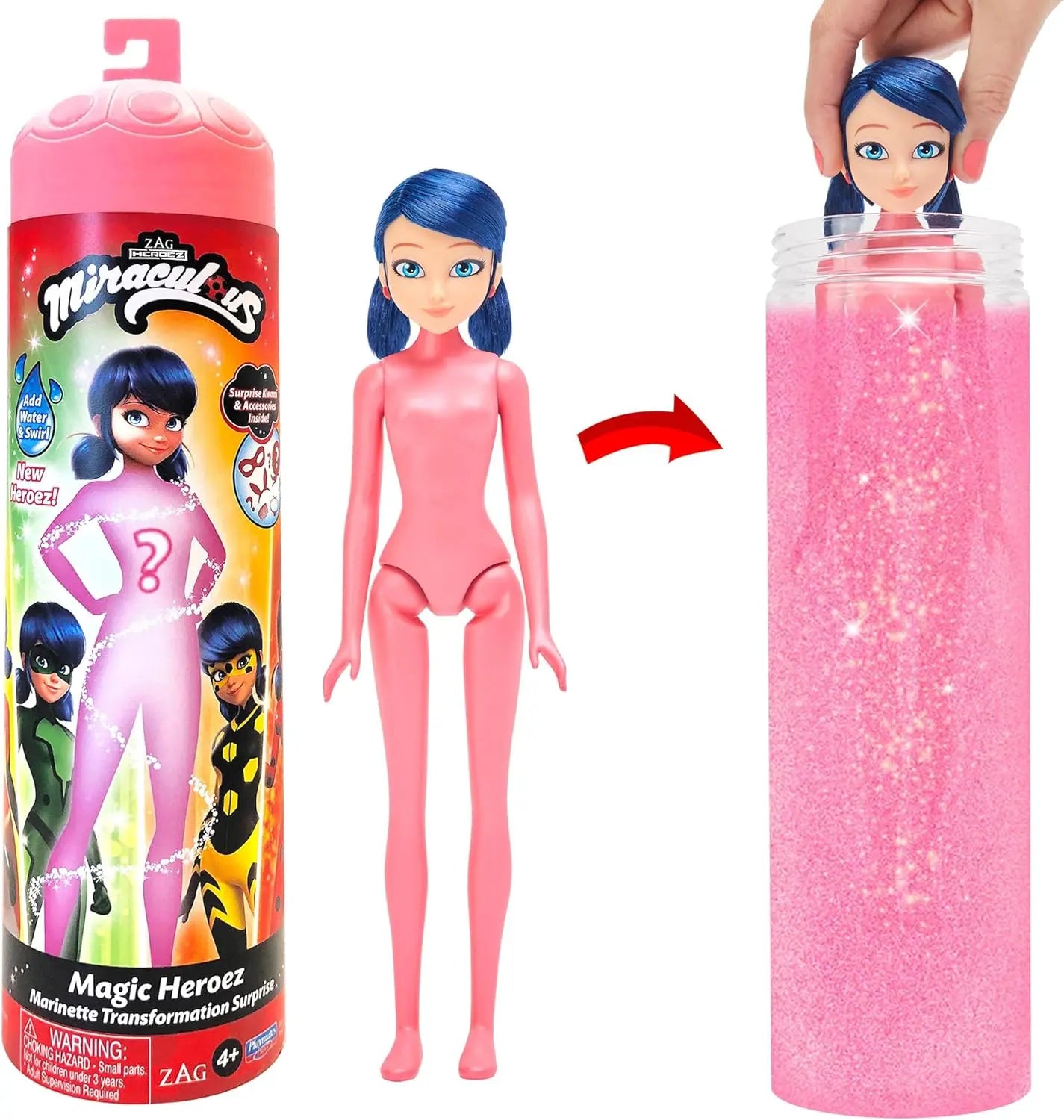 figurine pour enfant Poupée Color Change Miraculous Ladybug Bandai