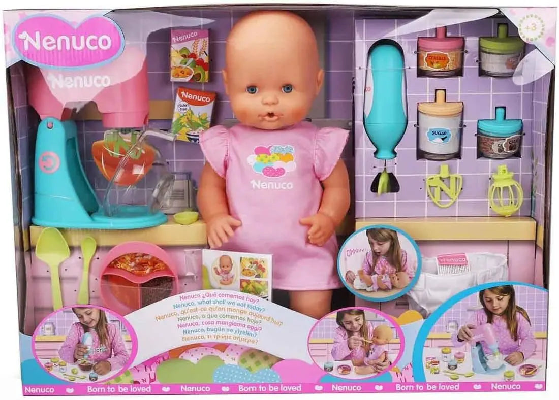 jouet pour enfant Poupon Nenuco qu'est-ce qu'on mange aujourd'hui Nenuco