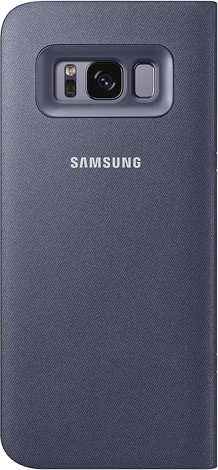 Protection rabat pour téléphone mobile Samsung LED view cover (violet) - Samsung Galaxy S8 Samsung
