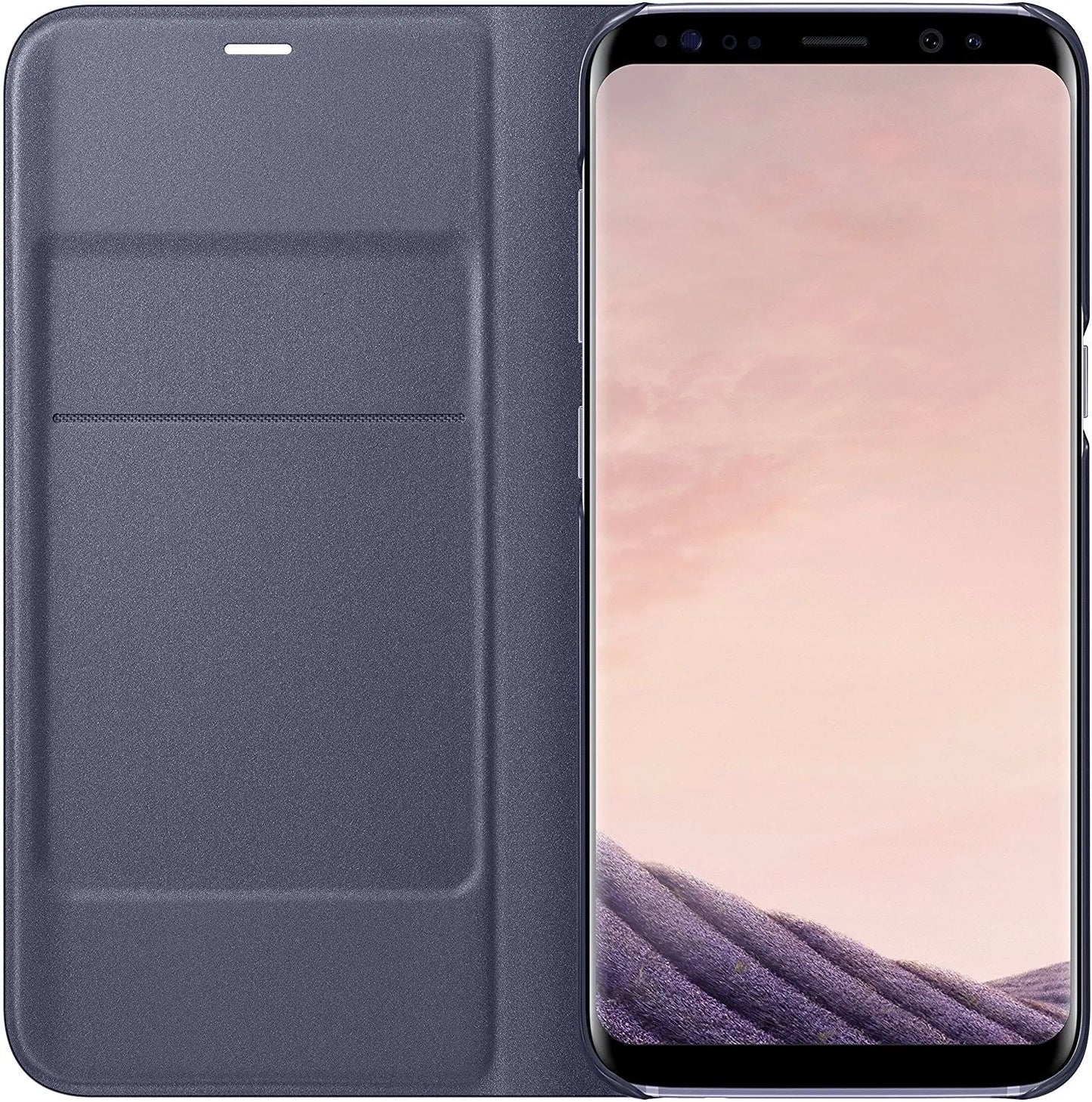 Protection rabat pour téléphone mobile Samsung LED view cover (violet) - Samsung Galaxy S8 Samsung