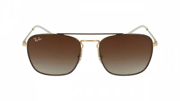 Lunettes de soleil Ray-Ban RB3588 55 – Lunettes de Soleil Bleu Foncé & Noir – Monture Métal Ray-Ban