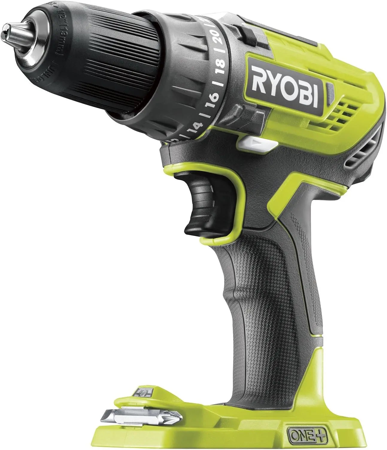 Outillage électrique Ryobi R18DD3 – Perceuse-Visseuse Sans Fil 18V ONE+ – 2 Vitesses – Couple 40 Nm – Mandrin 13 mm Ryobi
