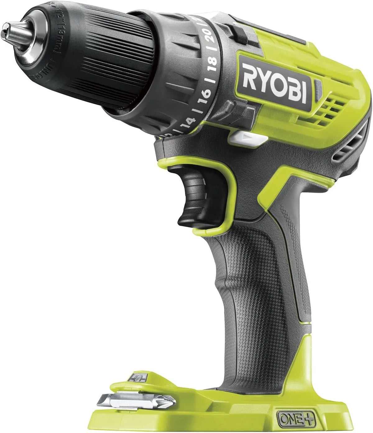 Outillage électrique Ryobi R18DD3 – Perceuse-Visseuse Sans Fil 18V ONE+ – 2 Vitesses – Couple 40 Nm – Mandrin 13 mm Ryobi