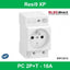 SCHNEIDER - RESI9 XP - PRISE DE COURANT 2P+T 16A - 250V - R9PCS616 Schneider Electric