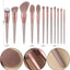 jeux SJBAUTYO 13 Pièces Pinceaux Maquillages Professionnel Set,lot pinceau maquillage, de Pinceaux Maquillage Cosmétique Pinceaux Kit pour Ombre à Paupières,brun iello