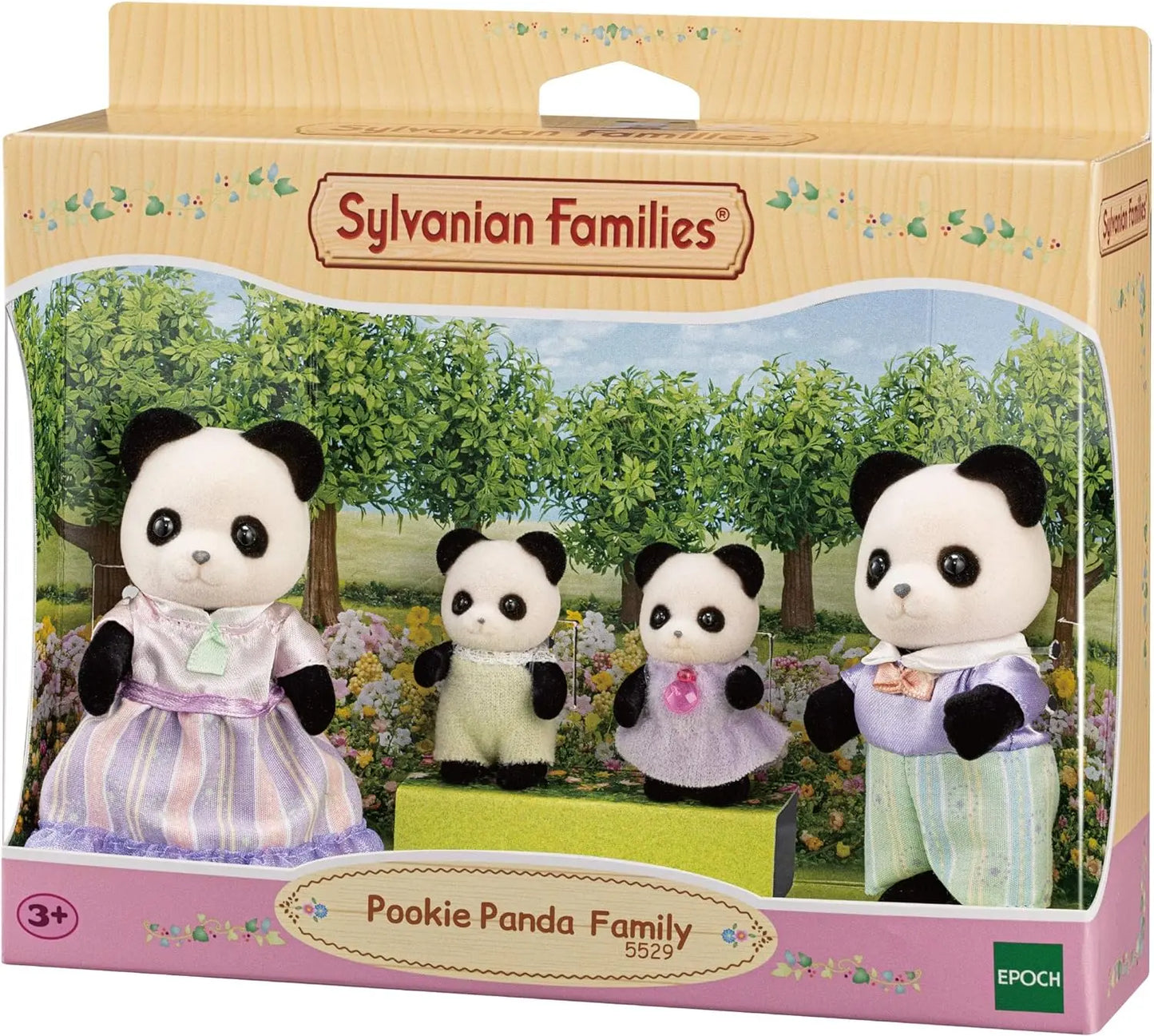 jouet pour enfant SYLVANIAN FAMILIES - La Famille Panda - 5529 - Famille 4 Figurines - Mini Poupées - Multicolore SYLVANIAN FAMILIES
