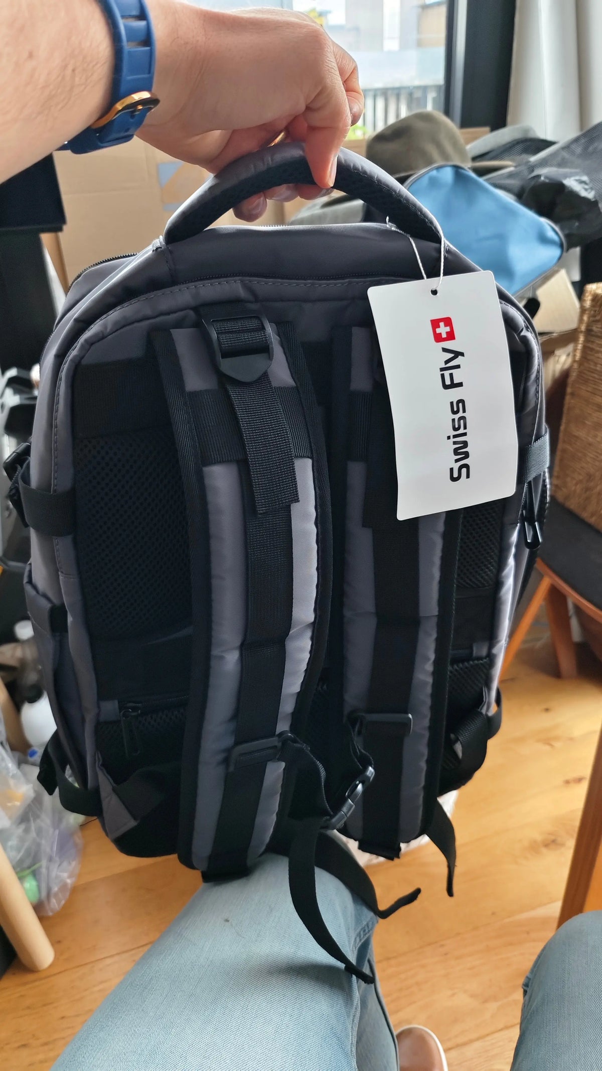 Sac de voyage Sac à Dos Cabine 40x30x15 cm – Antivol – USB Intégré – Compartiment Chaussures & Humide – Voyage Pro Sans marque
