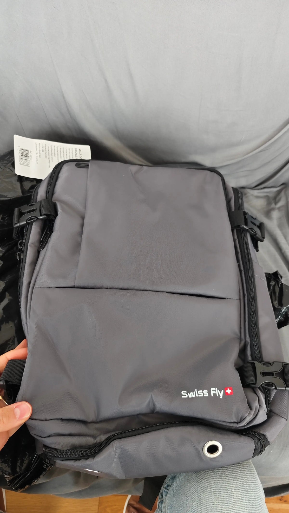 Sac de voyage Sac à Dos Cabine 40x30x15 cm – Antivol – USB Intégré – Compartiment Chaussures & Humide – Voyage Pro Sans marque