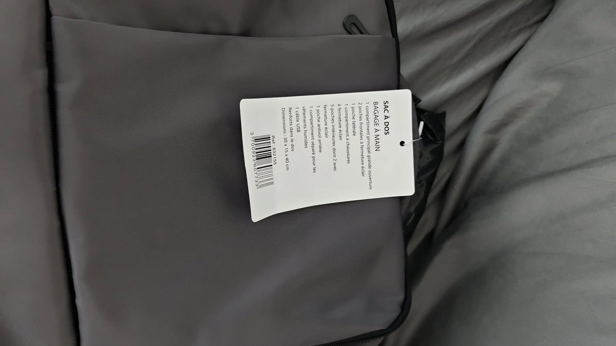 Sac de voyage Sac à Dos Cabine 40x30x15 cm – Antivol – USB Intégré – Compartiment Chaussures & Humide – Voyage Pro Sans marque