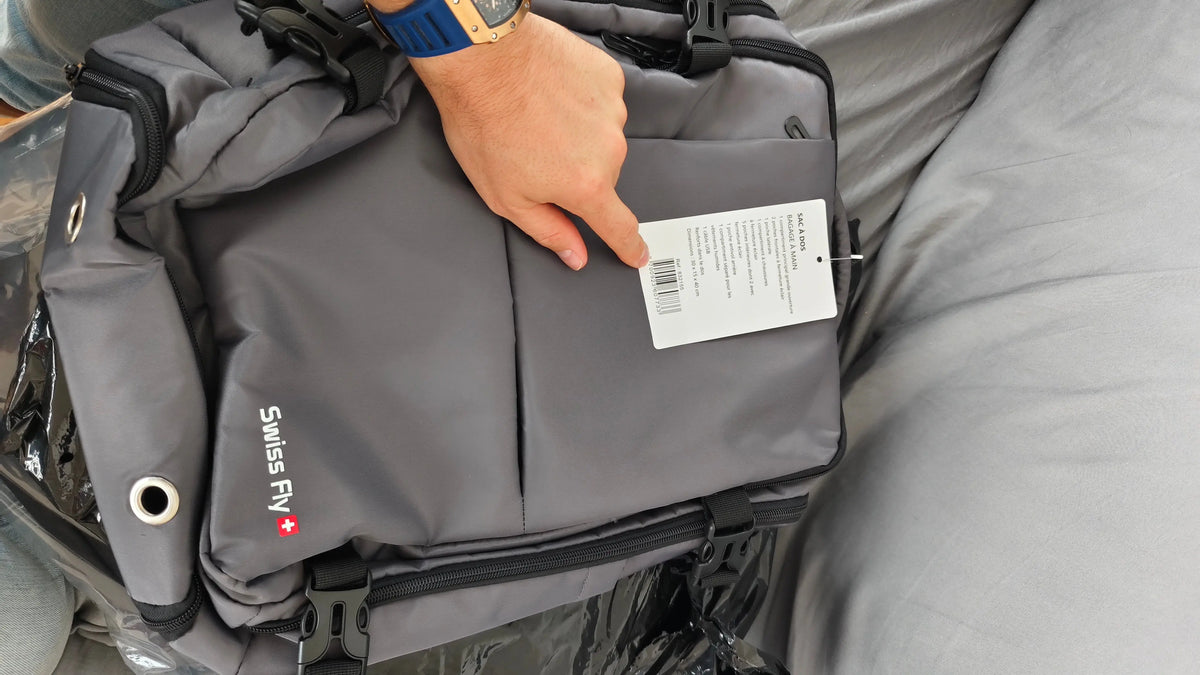 Sac de voyage Sac à Dos Cabine 40x30x15 cm – Antivol – USB Intégré – Compartiment Chaussures & Humide – Voyage Pro Sans marque