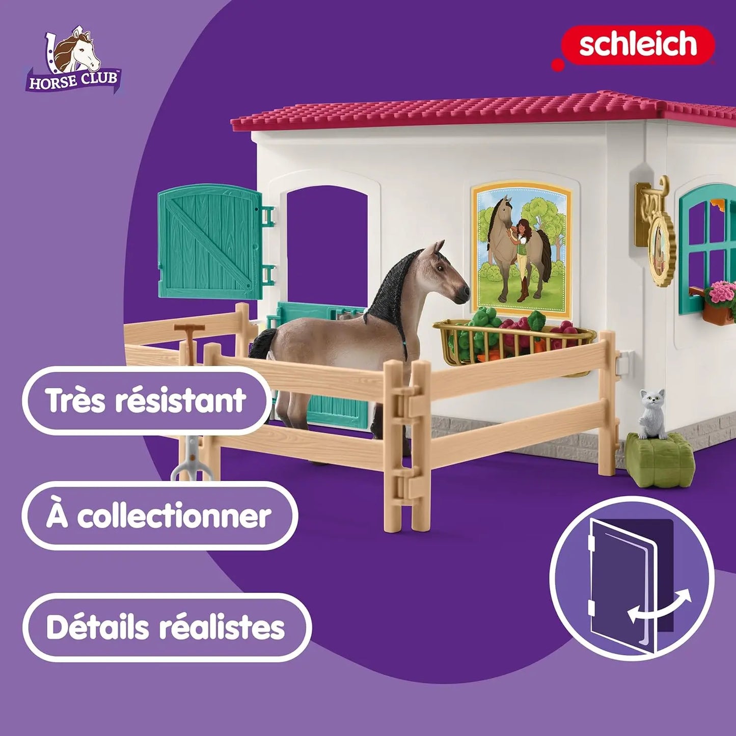 jouet pour enfant Schleich Horse Club Sellerie Spin Master