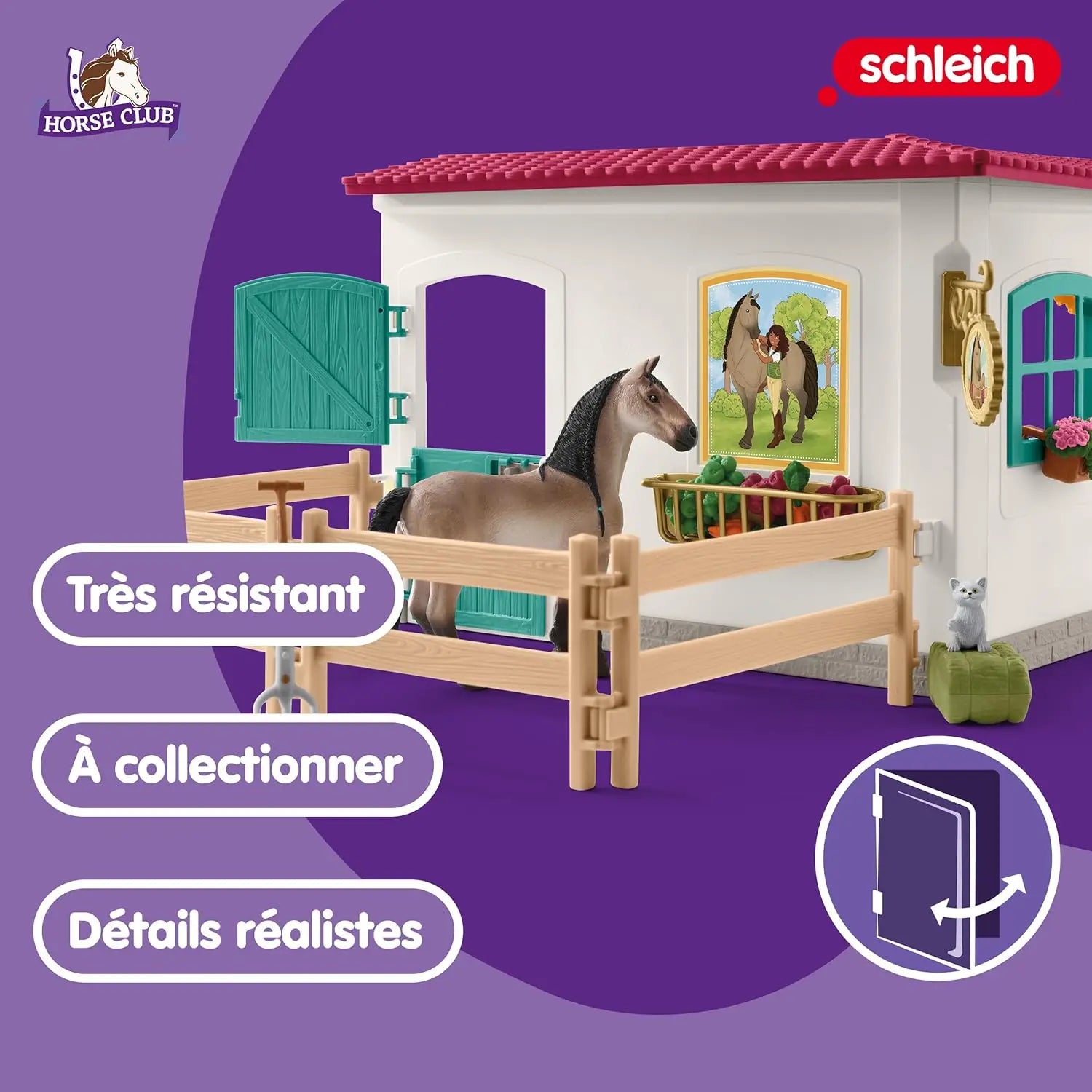 jouet pour enfant Schleich Horse Club Sellerie Spin Master