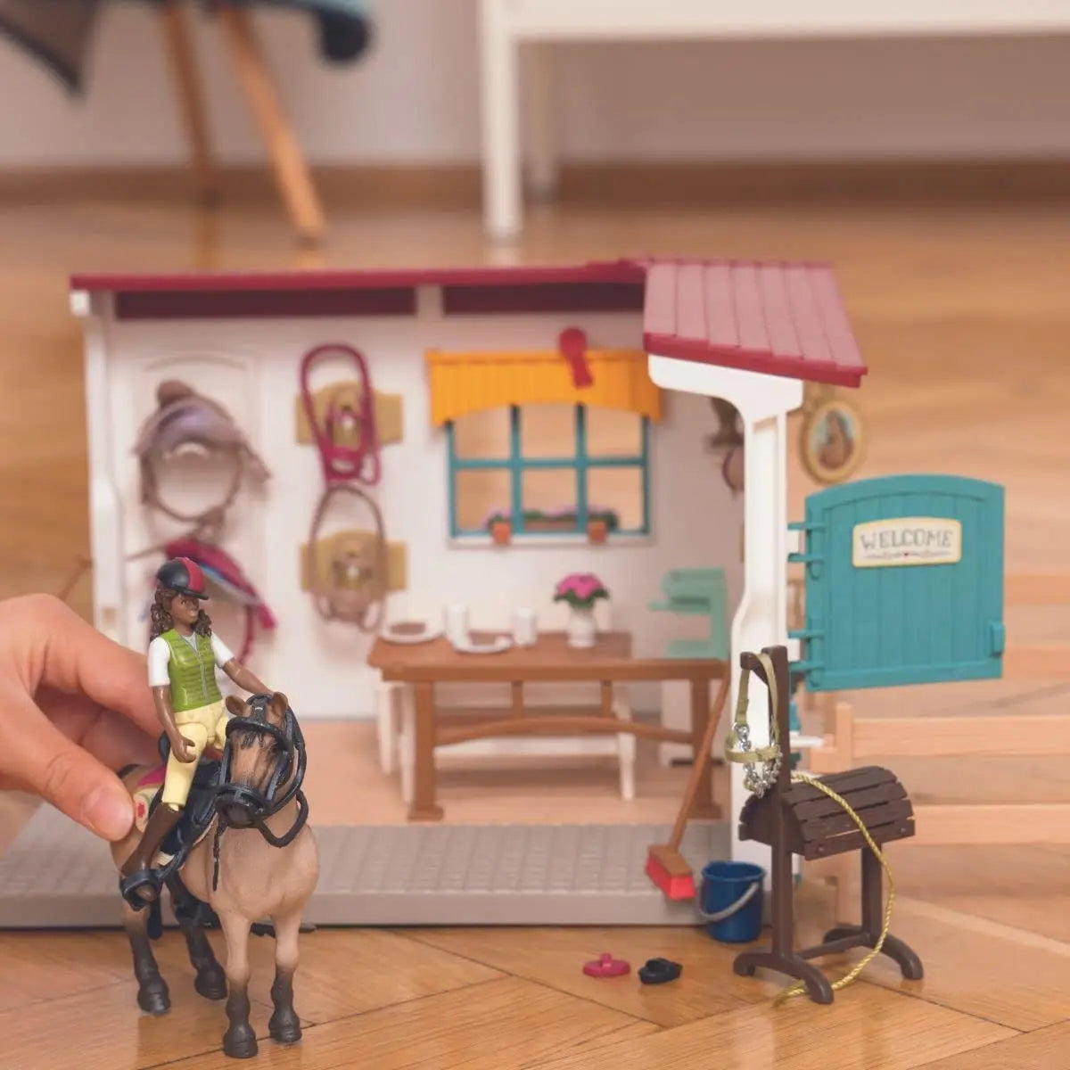 jouet pour enfant Schleich Horse Club Sellerie Spin Master