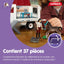 jouet pour enfant Schleich Vétérinaire mobile avec poulain Hanovrien Spin Master