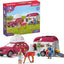 jouet Schleich Voiture avec remorque pour chevaux Schleich