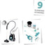 jouet Smoby Chariot de Ménage + Aspirateur Clementoni