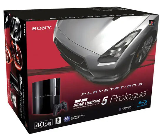 Console de jeux Sony PlayStation 3 Console 40 Go – PS3 0711719952657 Pack 40 Go + Gran Turismo 5 Prologue Sony