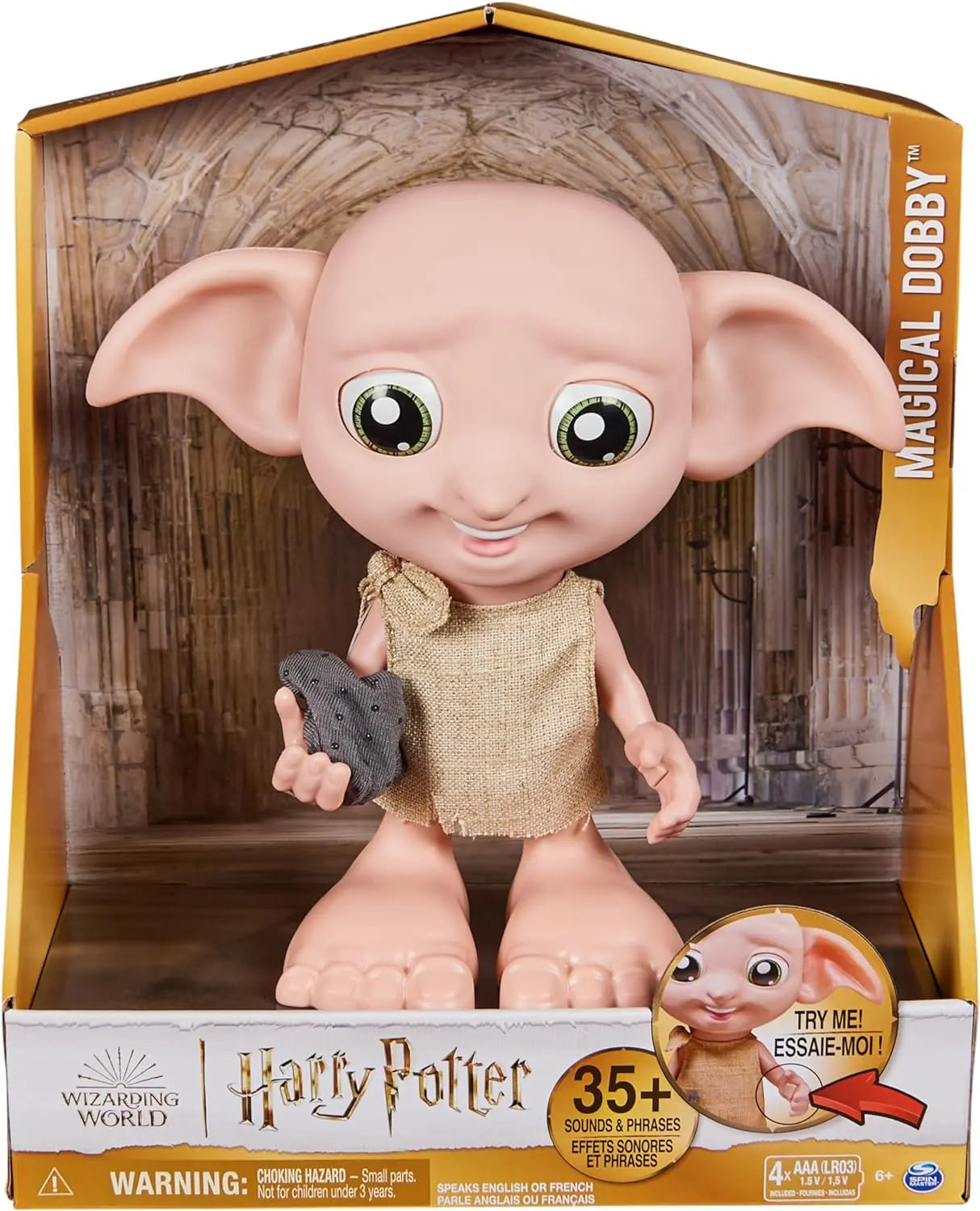jouet Spin Master Dobby Interactif Wizarding World Bakugan