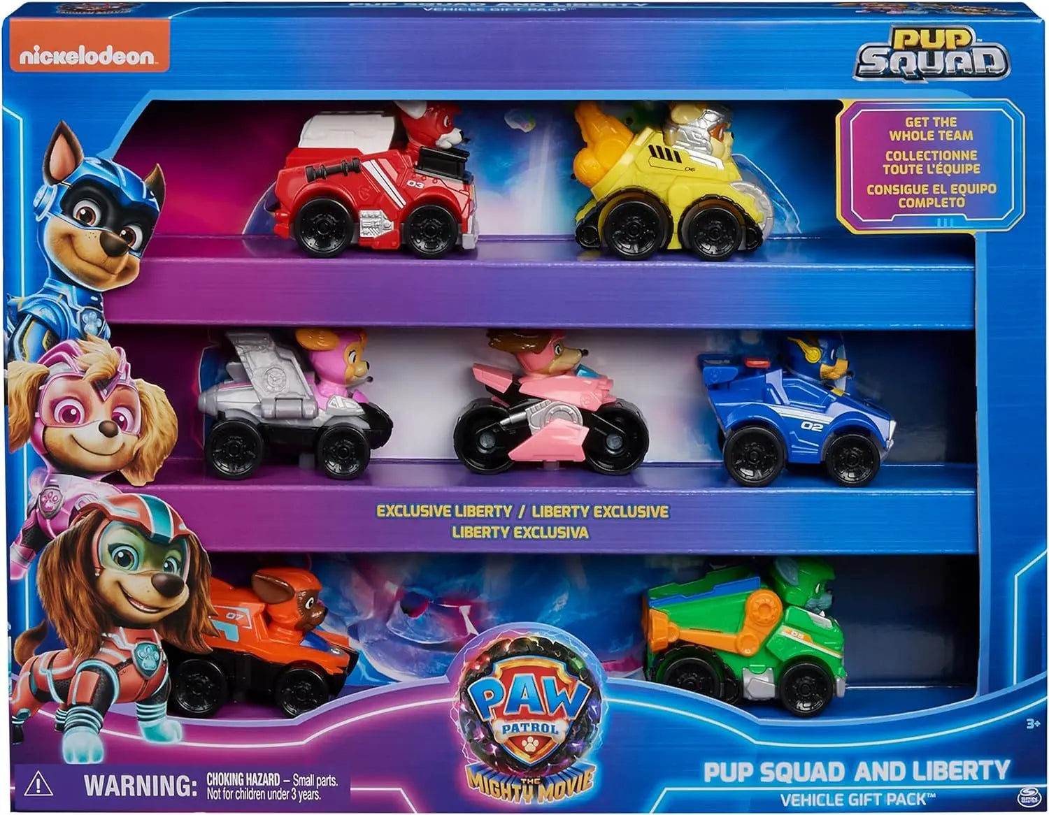 jouet Spin Master Pat' Patrouille Pack 7 Racers Pup Squad TECIN HOLDING