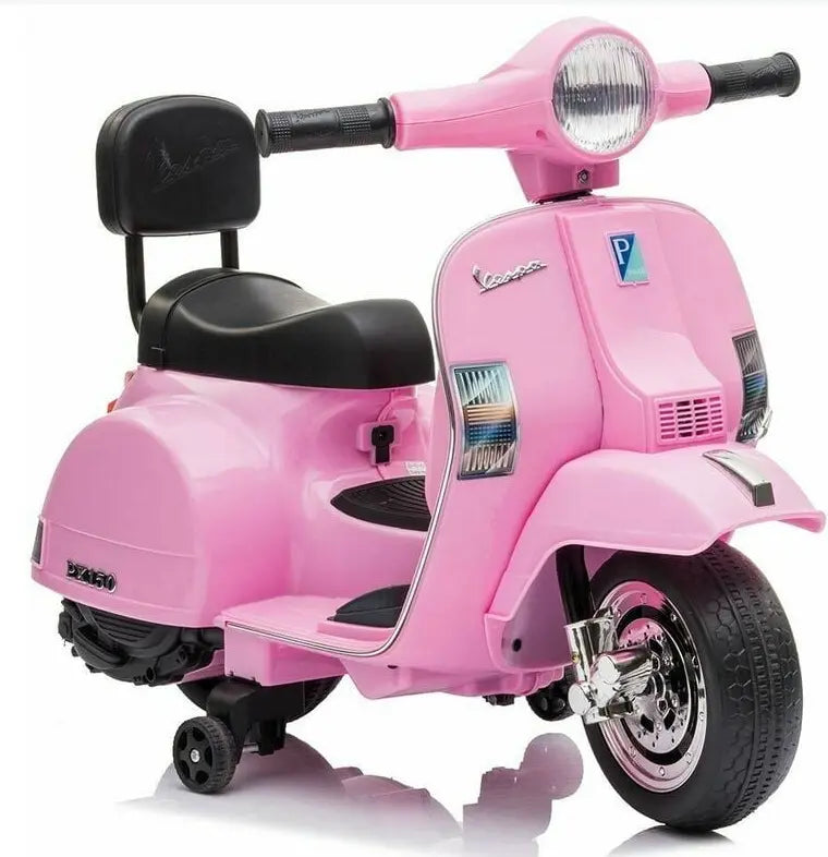 Vespa 12V scooter eléctrico para niños, 1 plaza, Negro Vespa 12V scooter eléctrico para niños, 1 plaza, Negro