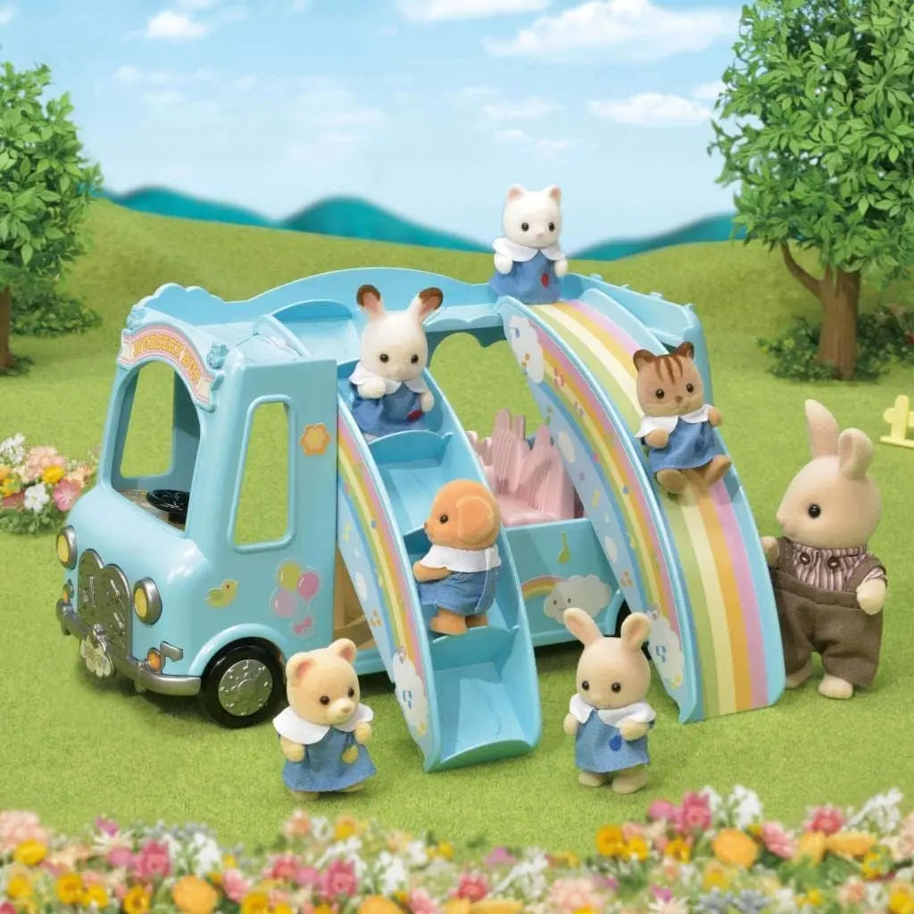 jouet pour enfant Sylvanian Families 5317 Le Bus arc-en-ciel lego