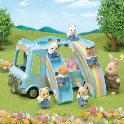 jouet pour enfant Sylvanian Families 5317 Le Bus arc-en-ciel lego